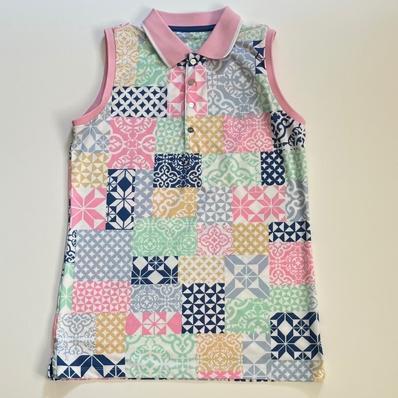 Ralph Lauren RLX Tailored Fit Golf Polo - Box Prints, XS - Picture 1 of 5